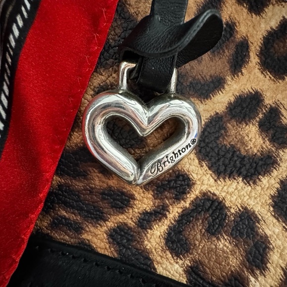 NWT Brighton RETIRED African Stories Leopard Print Tote Bag with Black A… - Picture 6 of 16